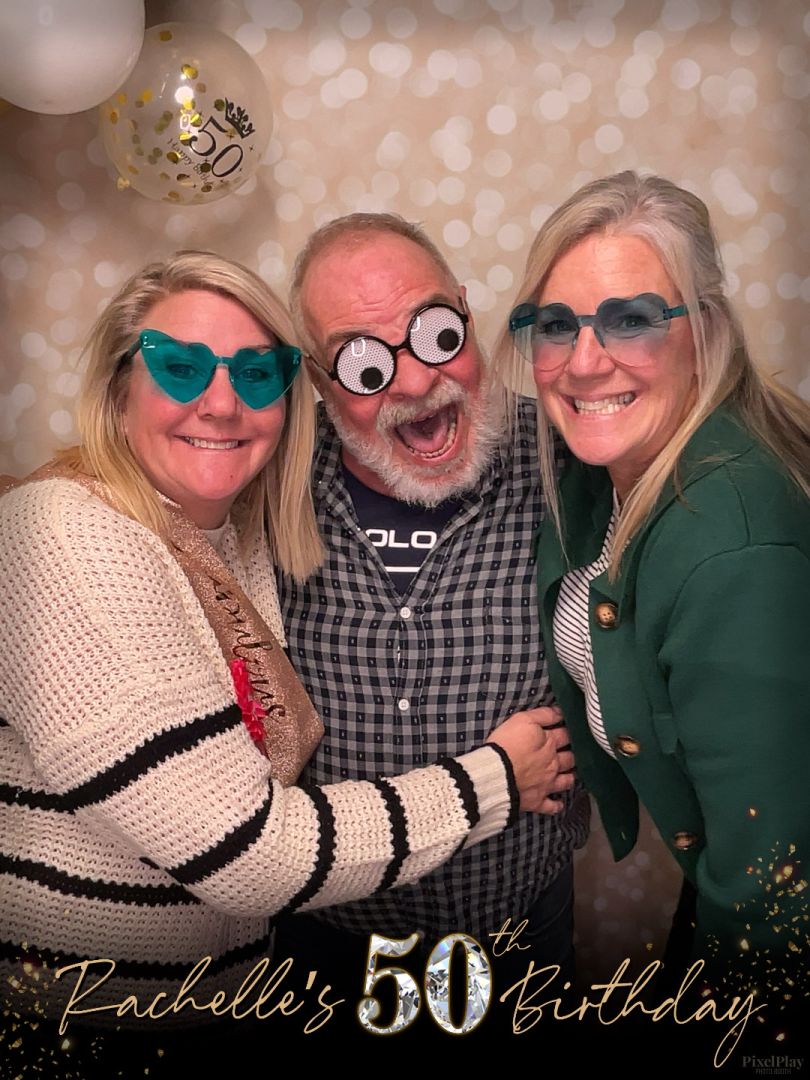 Rachelle's 50th birthday photo booth — PixelPlay Timmins