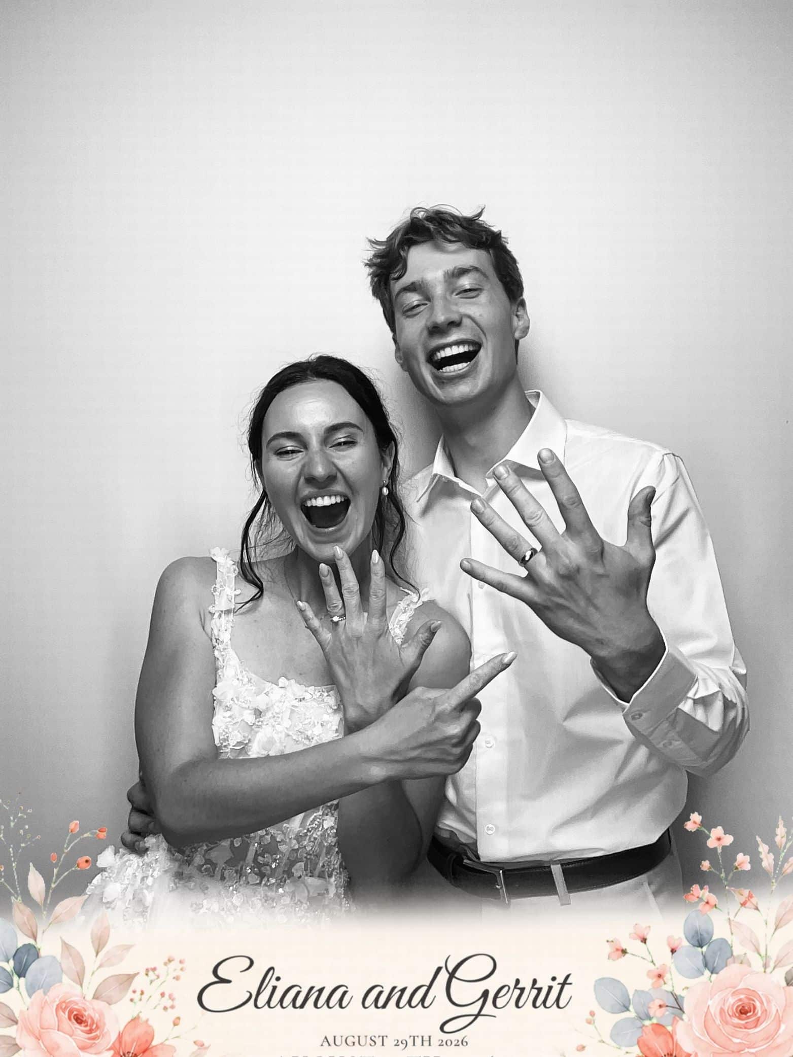 Glam photo booth portrait — PixelPlay